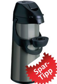 Pump-Isolierkanne von Emsa, Modell Pronto.